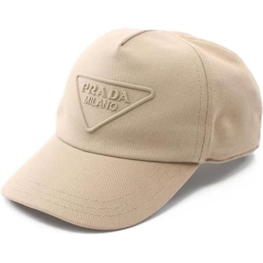 Prada Pre-Owned - cappello da baseball in cotone anni 2020 - unisex - cotone - l - toni neutri