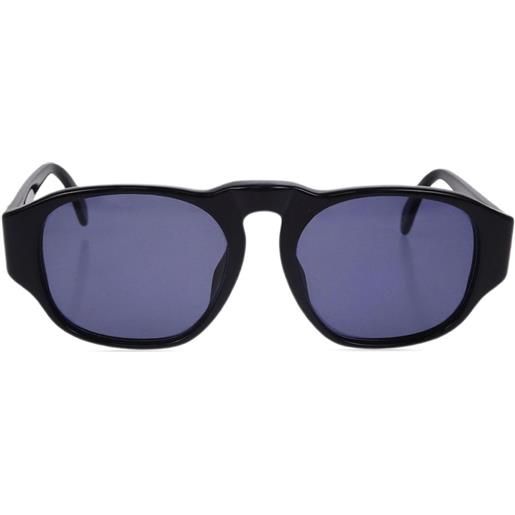 CHANEL Pre-Owned - occhiali da sole con logo cc 1990-2000 - donna - acrilico - taglia unica - nero