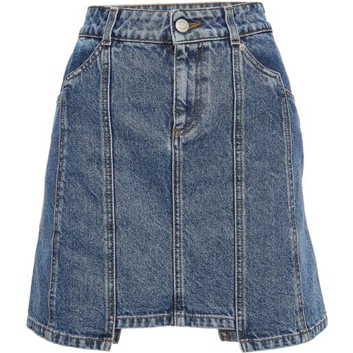 Alexander McQueen Pre-Owned - camicia denim - donna - cotone - s - blu