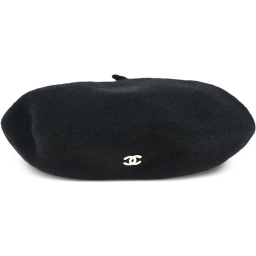 CHANEL Pre-Owned - basco in lana 1990-2000 - donna - lana - taglia unica - nero