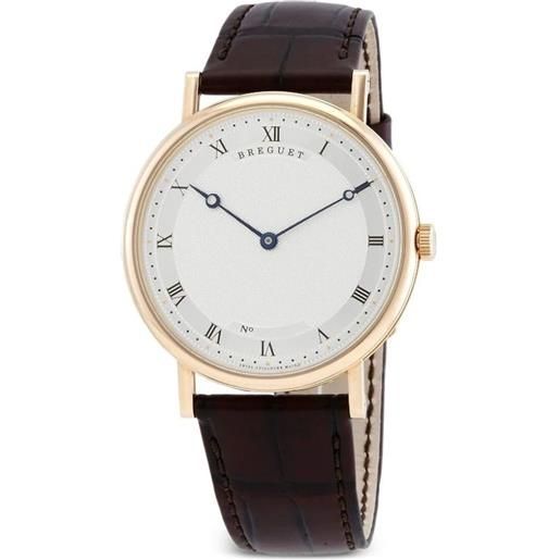 Breguet - classique 38mm - uomo - oro rosa 18kt/pelle - taglia unica - marrone