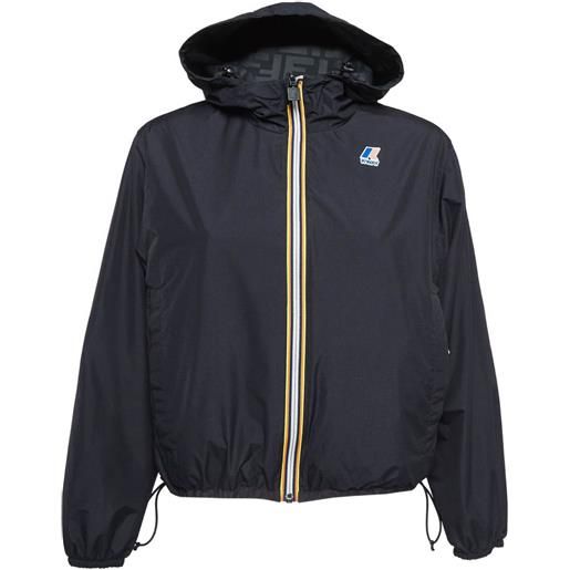 Fendi Pre-Owned - x k way giacca con cappuccio - donna - poliestere/poliammide - xs - nero