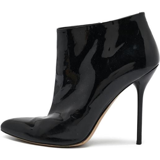 Gucci Pre-Owned - pumps verniciate 120mm - donna - pelle di vitello/pelle verniciata/pelle di vitello - 40 - nero