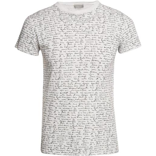 Christian Dior Pre-Owned - t-shirt con stampa - uomo - cotone - xs - bianco