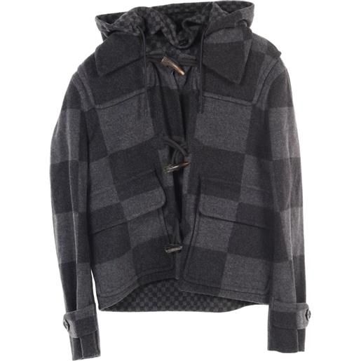 Louis Vuitton Pre-Owned - x nigo giacca giant damier anni 2010 - uomo - lana/cotone - 46 - grigio