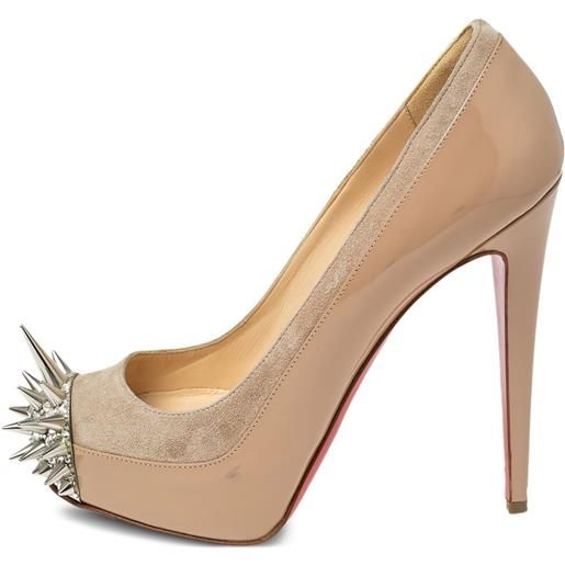 Christian Louboutin Pre-Owned - pumps asteroidi spike 130mm - donna - pelle di vitello/pelle di vitello/pelle verniciata/pelle scamosciata di vitel. . . 