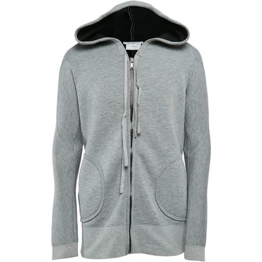 Givenchy Pre-Owned - felpa con cappuccio e zip - uomo - tessuto - s - grigio