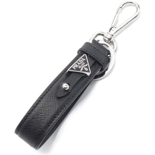 Prada Pre-Owned - portachiavi anni 2020 - unisex - pelle di vitello - taglia unica - nero