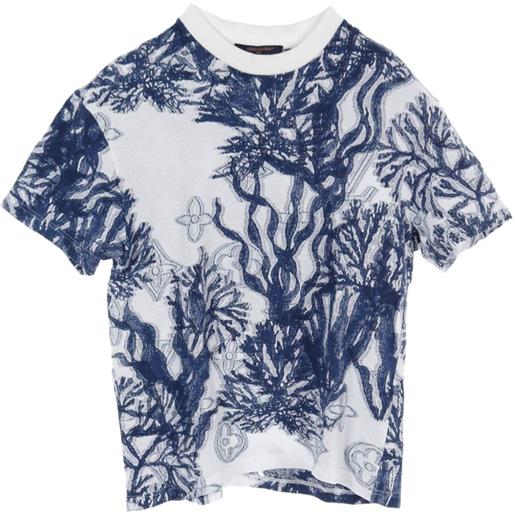 Louis Vuitton Pre-Owned - t-shirt aquagarden con monogramma anni 2000 - uomo - cotone - s - blu