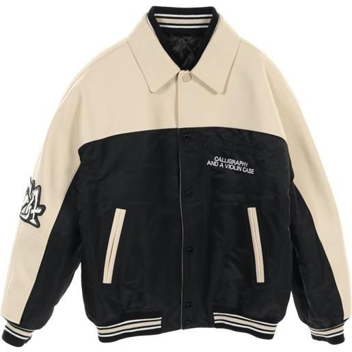 Louis Vuitton Pre-Owned - giacca con applicazione anni 2010 - uomo - nylon/pelle - 50 - nero