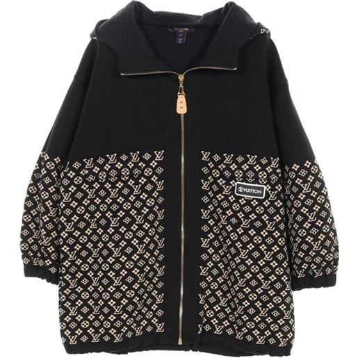 Louis Vuitton Pre-Owned - felpa con cappuccio anni 2010 - donna - poliammide/elastam/seta - xs - nero