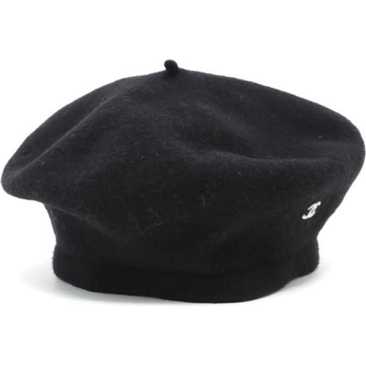 CHANEL Pre-Owned - basco cc 1990-2000 - unisex - lana/lana - taglia unica - nero