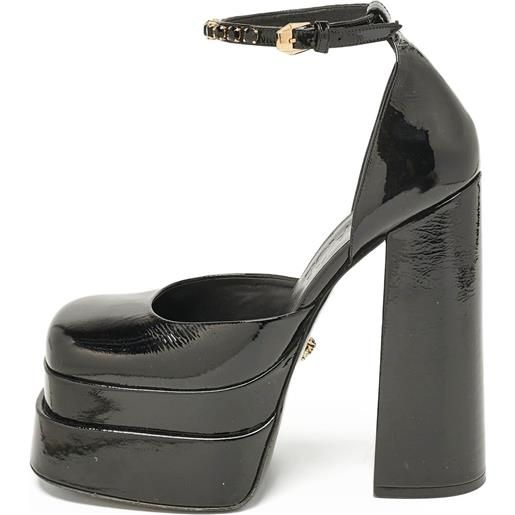 Versace Pre-Owned - pumps aevitas 160mm - donna - pelle/pelle lucida/pelle - 40 - nero