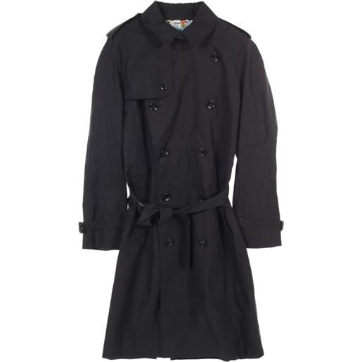 Gucci Pre-Owned - trench in cotone anni 2010 - uomo - cotone/nylon - 50 - nero