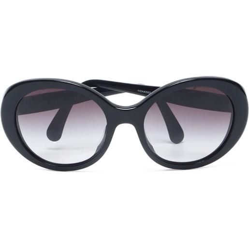 CHANEL Pre-Owned - occhiali da sole cc mark 2010-2020 - donna - acetato - taglia unica - nero