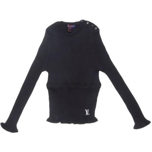 Louis Vuitton Pre-Owned - maglione in lana 2000-2020 - donna - lana/lana - m - nero