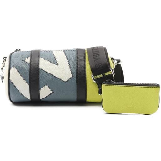 Louis Vuitton Pre-Owned - borsa a spalla porosion 2021 - uomo - pelle di vitello - taglia unica - grigio