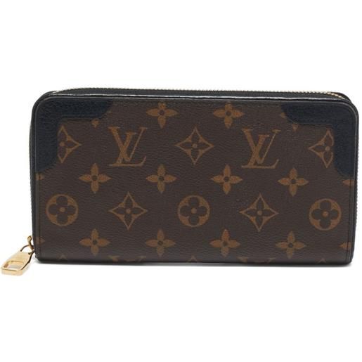 Louis Vuitton Pre-Owned - portafoglio retiro - donna - tela/pelle di vitello - taglia unica - marrone