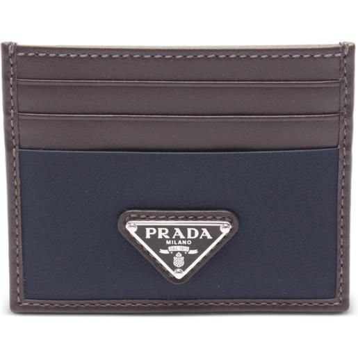 Prada Pre-Owned - portacarte in pelle anni 2020 - uomo - pelle di vitello - taglia unica - marrone