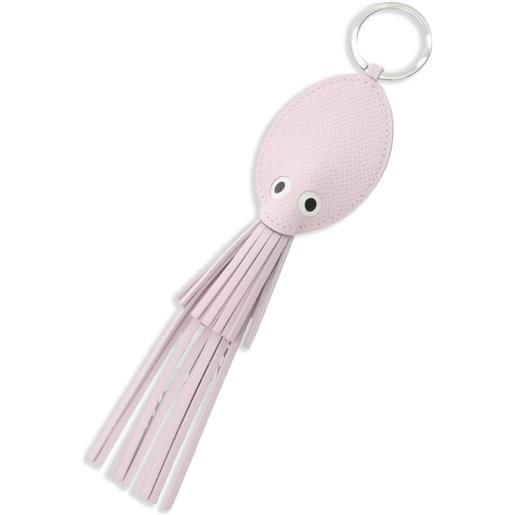 Hermès Pre-Owned - portachiavi poulpe 2024 - donna - pelle di vitello - taglia unica - rosa