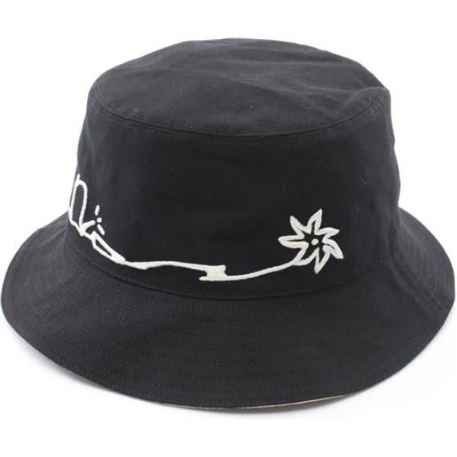 Christian Dior Pre-Owned - x travis scott cappello bucket cactus jack anni 2010 - donna - viscosa/cotone - m - nero