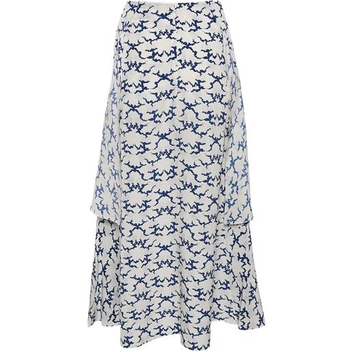 Stella McCartney Pre-Owned - gonna lunga in seta - donna - seta - m - bianco