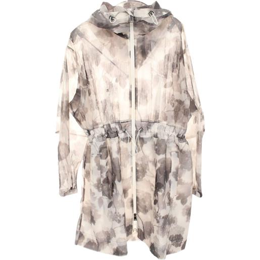 Fendi Pre-Owned - giacca semi trasparente con cappuccio anni 2010 - donna - nylon - m - bianco