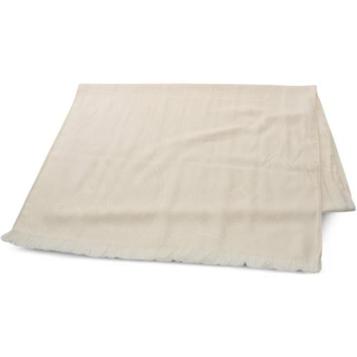 Hermès Pre-Owned - sciarpa new libris in misto cashmere anni 2010 - donna - cashmere/seta - taglia unica - toni neutri