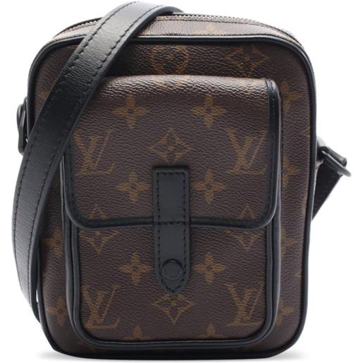 Louis Vuitton Pre-Owned - borsa a spalla christopher wearable 2021 - uomo - pvc/pelle - taglia unica - marrone