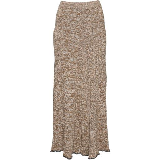 JOSEPH - gonna lunga a coste - donna - tessuto - l - marrone
