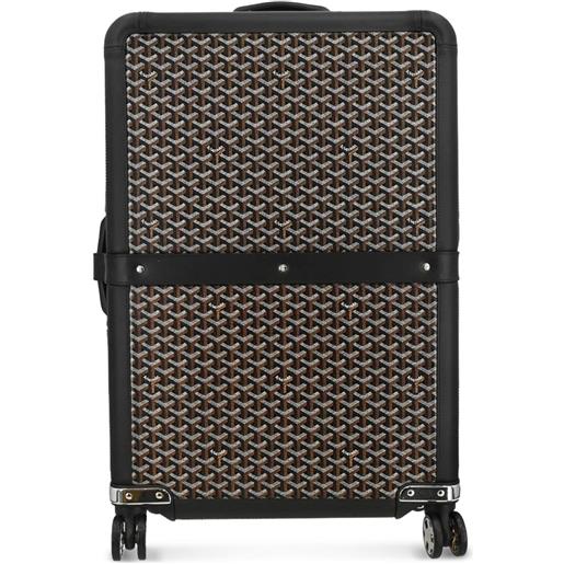 Goyard Pre-Owned - trolley satolas gm 2024 - uomo - pvc/pelle - taglia unica - nero