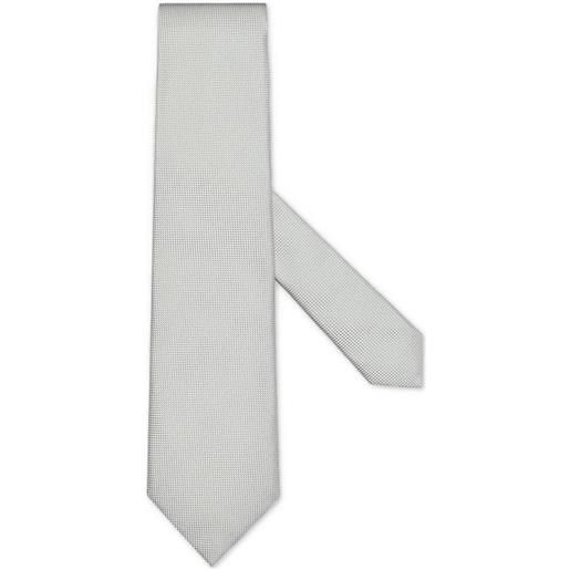 Zegna cravatta in seta - grigio