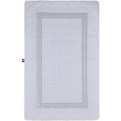Thom Browne asciugamano con dettaglio a 4 righe (54cm x 87cm) - bianco