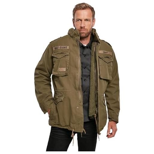 Brandit m65 giant jacket, uomo, navy, 3xl