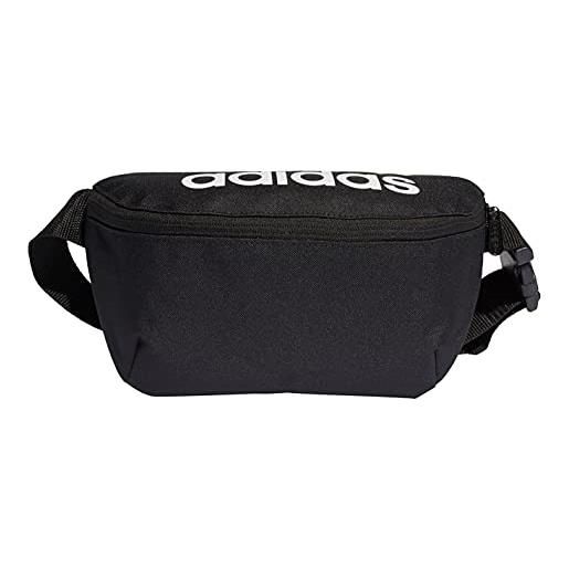 Adidas ge1113 daily waistbag marsupio sportivo unisex - adulto black/black/white ns
