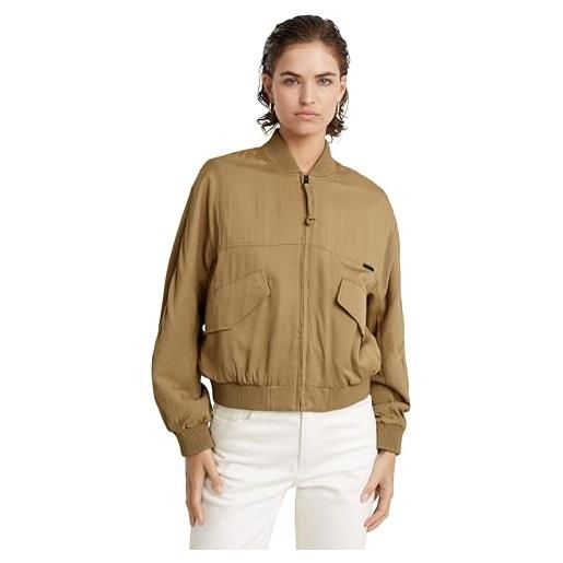 G-STAR donna everyday bomber overshirt, beige (safari d23018-d573-b444), xl