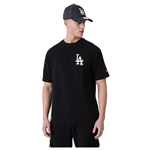 New Era los angeles dodgers black white mlb league essentials oversized t- shirt