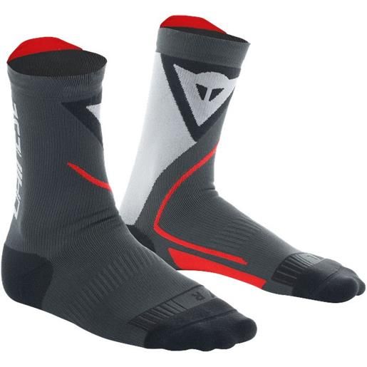 DAINESE calza thermo mid socks nero rosso DAINESE