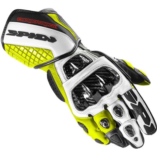 SPIDI guanto lungo carbo track evo giallo bianco SPIDI