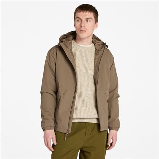 Timberland - giacca termica impermeabile winnick da uomo in marrone, uomo, marrone, taglia: l
