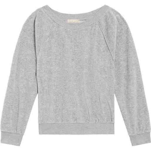 Suzie Kondi top saba con maniche raglan - grigio