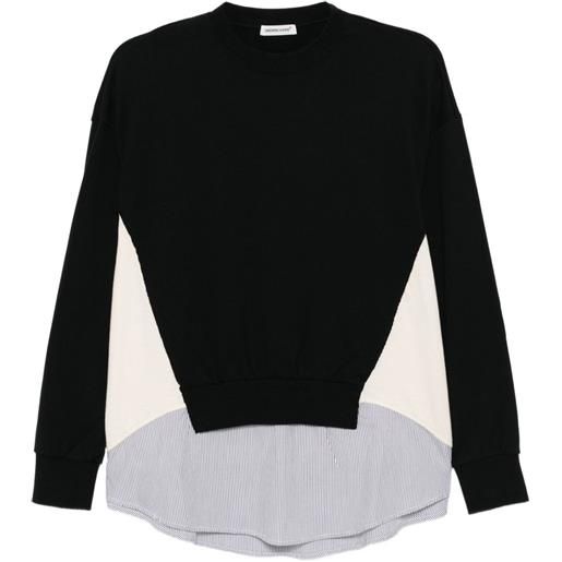 Undercover felpa a strati - nero