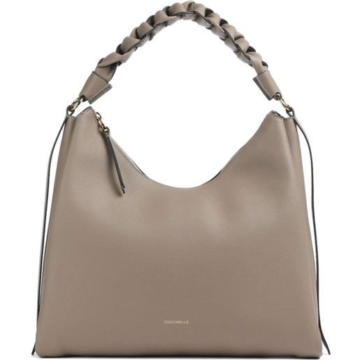 Coccinelle borsa a spalla boheme media - marrone