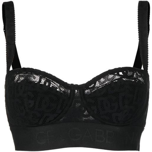 Dolce & Gabbana reggiseno a balconcino - nero