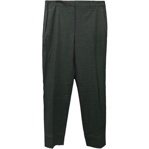 Brunello Cucinelli pantaloni con cuciture a contrasto - grigio