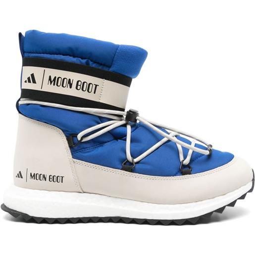 adidas stivali moonboost adidas x moon boot - blu