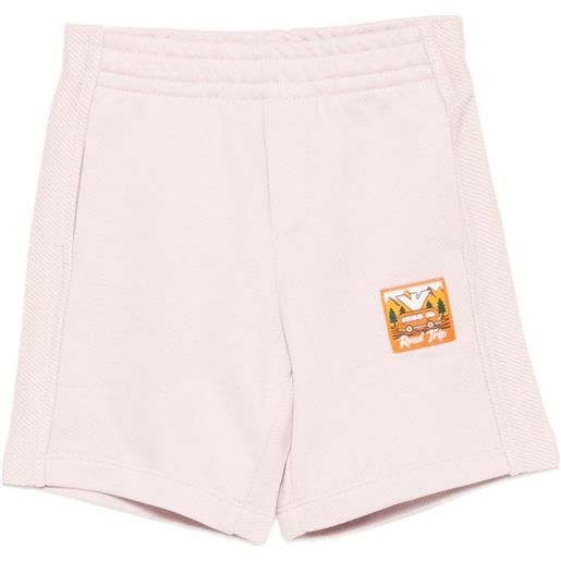Emporio Armani Kids shorts con inserti in cotone - rosa