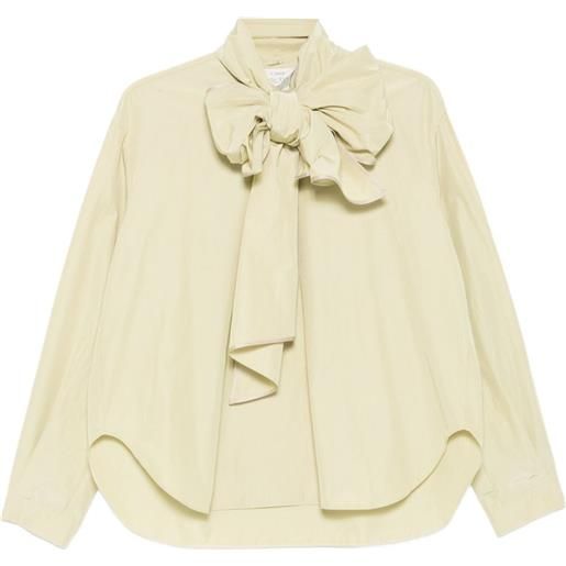 Forte Forte camicia con fiocco - verde