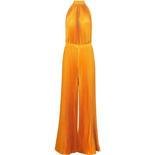 L'IDÉE tuta intera cinema plissettata - arancione