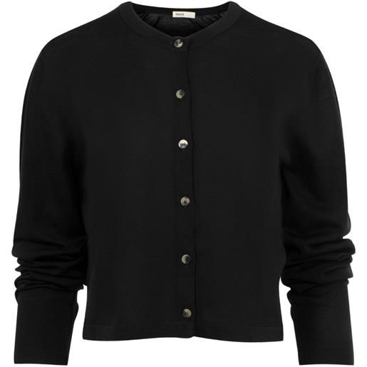 KHAITE cardigan con bottoni - nero
